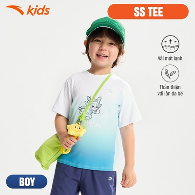 ANTA KIDS Áo Phông Thể Thao Ngắn Tay Bé Trai 3525B9105
