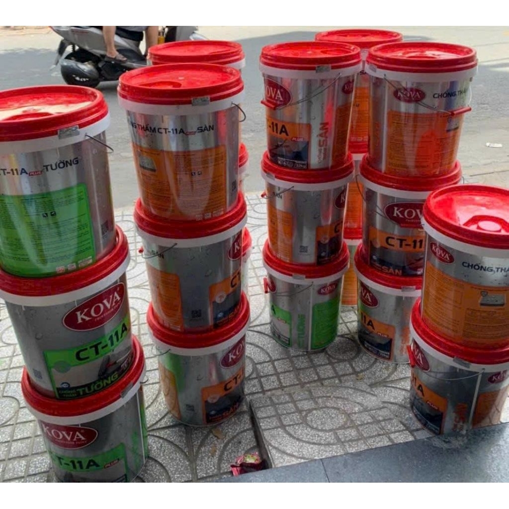 Sơn chống thấm sàn pha xi măng KOVA CT11A chính hãng