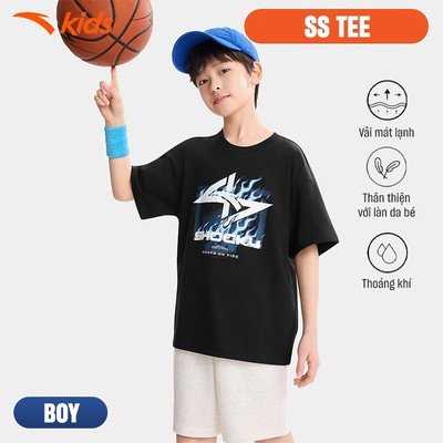 Áo Phông Ngắn Tay Bé Trai ANTA Kids 3525C1104