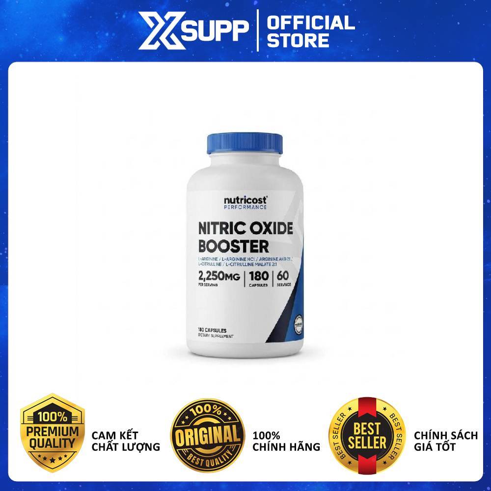 Nutricost Nitric Oxide 2250mg - Tập Là Căng