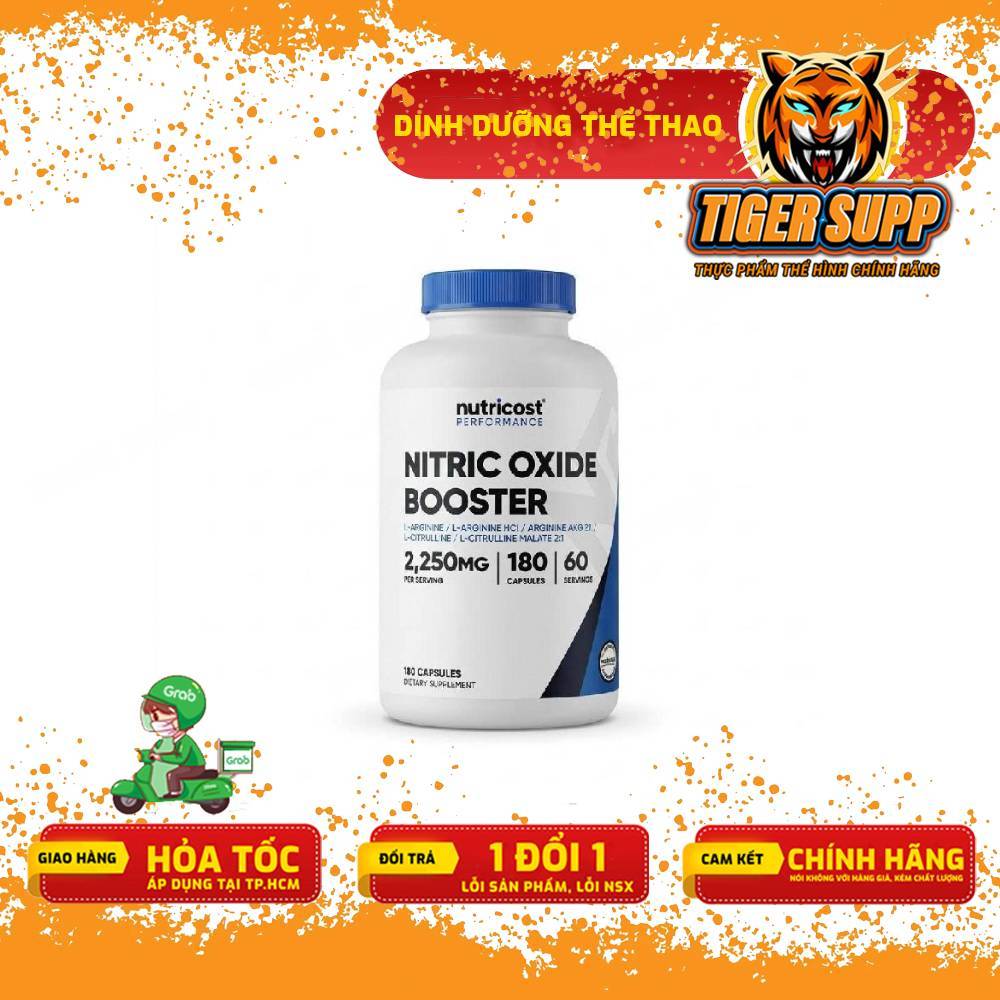 Nitric Oxide Nutricost 2250mg - Hỗ Trợ Tập Gym