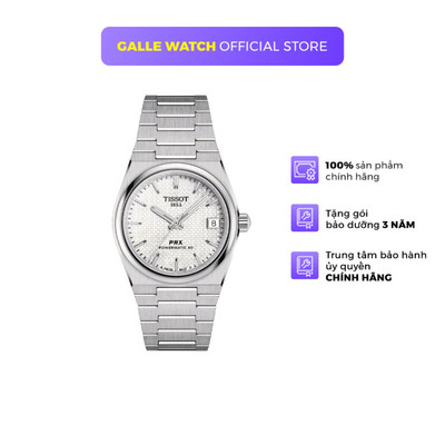 Đồng hồ Nữ TISSOT T-CLASSIC PRX POWERMATIC 80 T137.207.11.111.00 dây thép đeo tay chính hãng cao cấp