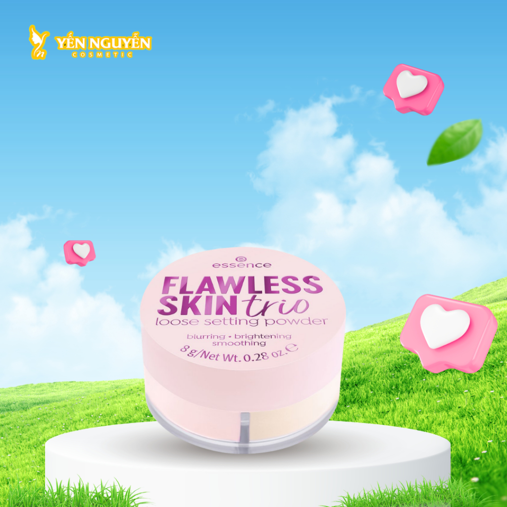 Phấn Phủ Bột 3 Màu Essence Flawless Skin Trio #10