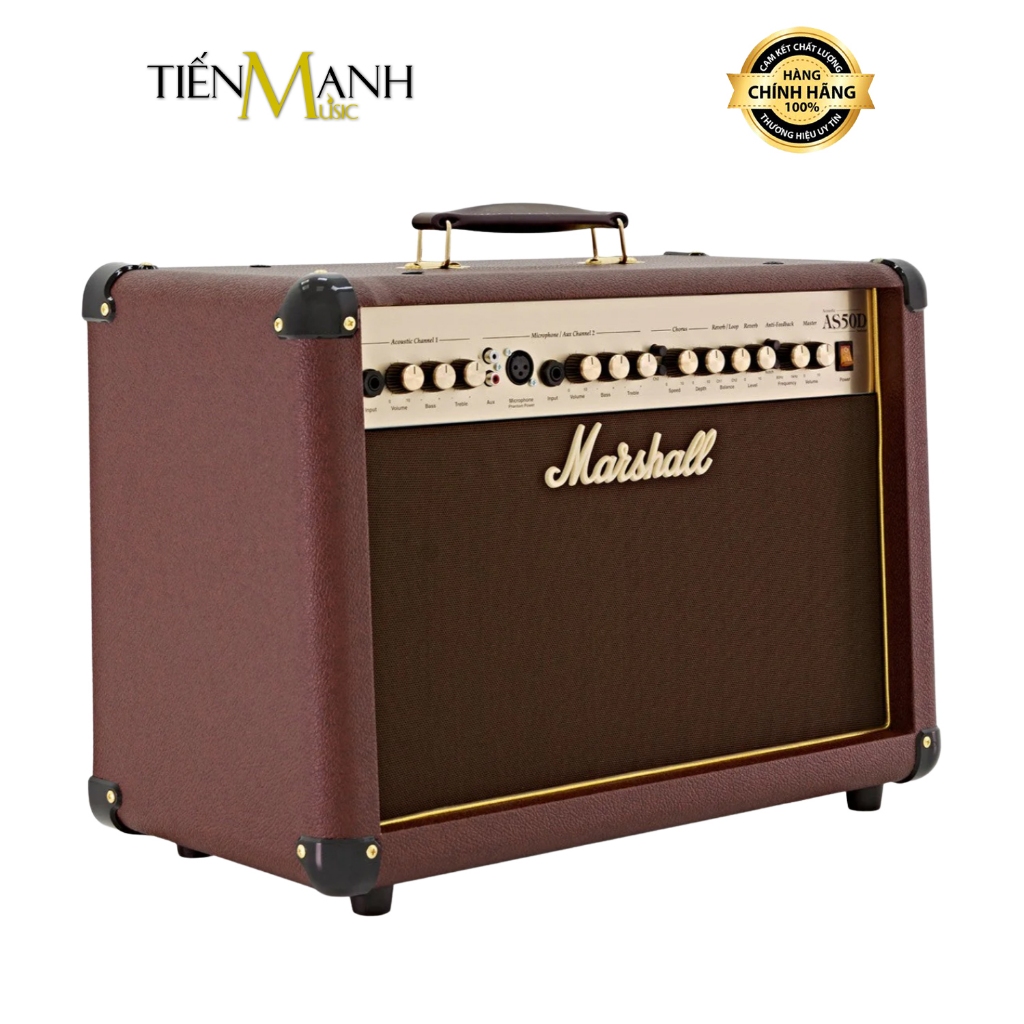 [Chính Hãng] Amply Đàn Acoustic Guitar Marshall AS50D - Loa Ampli Amplifier 50W