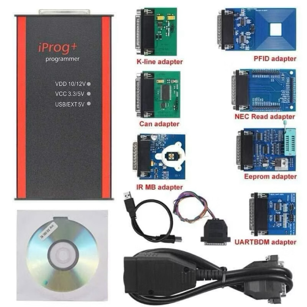 Thiết bị reset túi khí và tua đồng hồ iprog + ( tặng 1 khay hàn eprom)