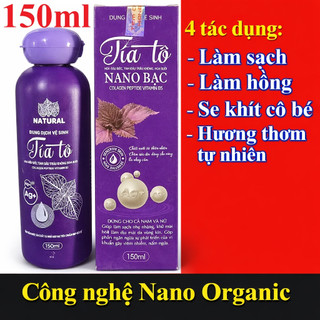 combo Dạ hương & tía tô trà xanh nano - dung dịch vệ sinh phụ nữ