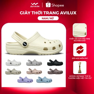 [AVILUX01] DÉP SỤC NAM NỮ AVIWIN AVILUX01, Chất liệu EVA siêu nhẹ, êm Đế cao 3cm Bảo hành chính hãng