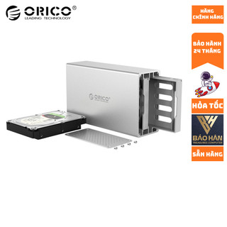 Hộp ổ cứng 3.5" 2 khe cắm sata 3 usb 3.0 type b orico ws200ru3-eu-sv - nhà phân phối chính hãng