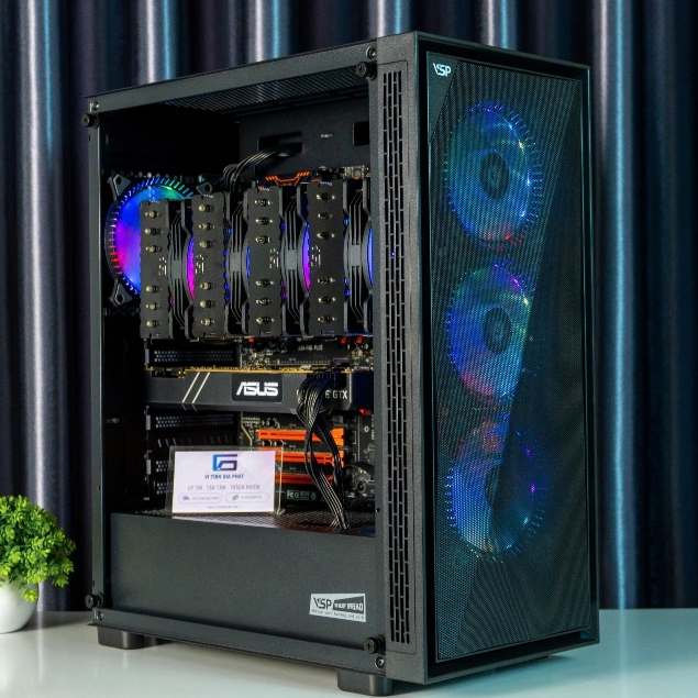 PC Xeon Gaming F8d Plus Huananzhi 2696 v4/ Ram 64GB/ VGA 1080ti 8G treo 50 tab giả lập, đồ họa nặng