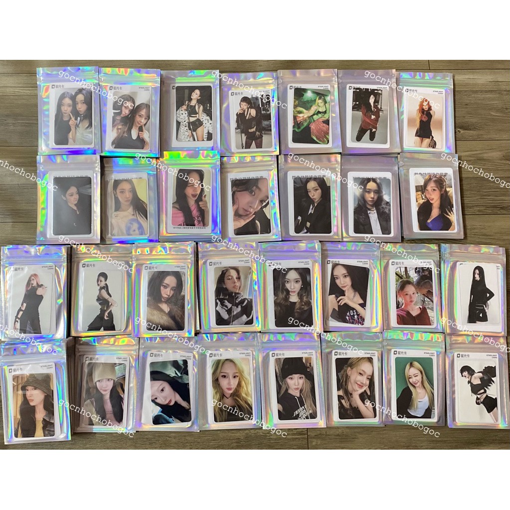 Photocard thẻ ảnh QQ MUSIC AESPA Karina, Winter, Ningning, Giselle chính hãng