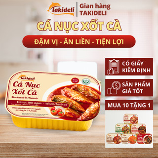 Cá Nục Xốt Cà Takideli 400gr Chuẩn Vị – Ăn Liền – Tiện Lợi - Dinh Dưỡng - Tươi Ngon