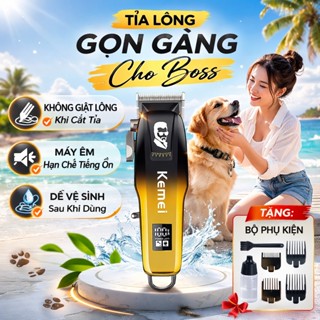 Tăng Đơ Cạo Lông Thú Cưng, Tông Đơ Tỉa Lông Chó Mèo An Toàn Lưỡi Cắt Sắc Bén