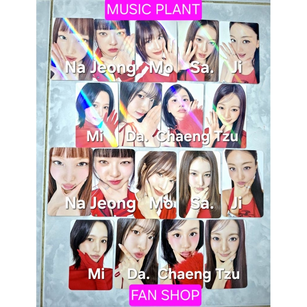 CARD POB SEASON GREETING 2026 TWICE NAYEON JEONGYEON MOMO SANA JIHYO MINA DAHYUN CHAEYOUNG TZUYU