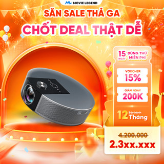 [ HOT 2026 ] Máy Chiếu Mini Q10 Full HD - Máy Chiếu Movie Legend - Hỗ Trợ 4K, Xem Bóng Đá, Trình Chiếu Web