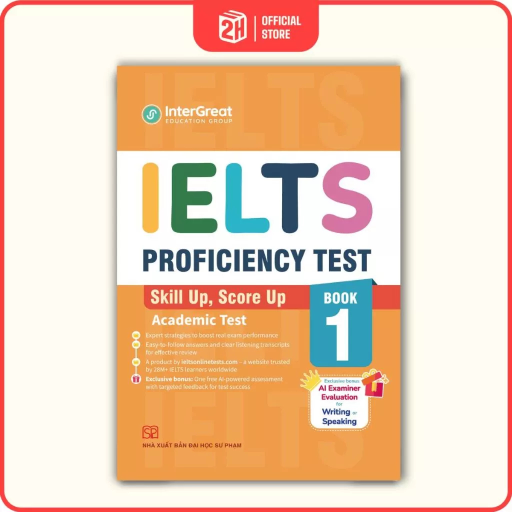 Sách IELTS PROFICIENCY TEST 1 Luyện thi IELTS, Mock tests - ĐHSPHN 2H Books