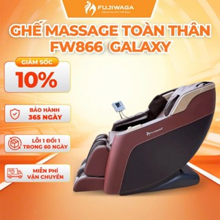 Ghế massage Fujiwaga FW 886 Galaxy Công nghệ Không trọng lực Cảm ứng nhiệt hồng ngoại, Da pu cao cấp