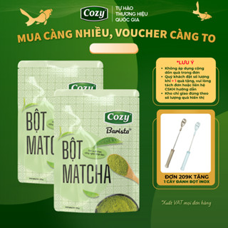 Bột Matcha Cozy Barista, Bột Trà Xanh Pha Matcha Latte, Matcha Coldwisk