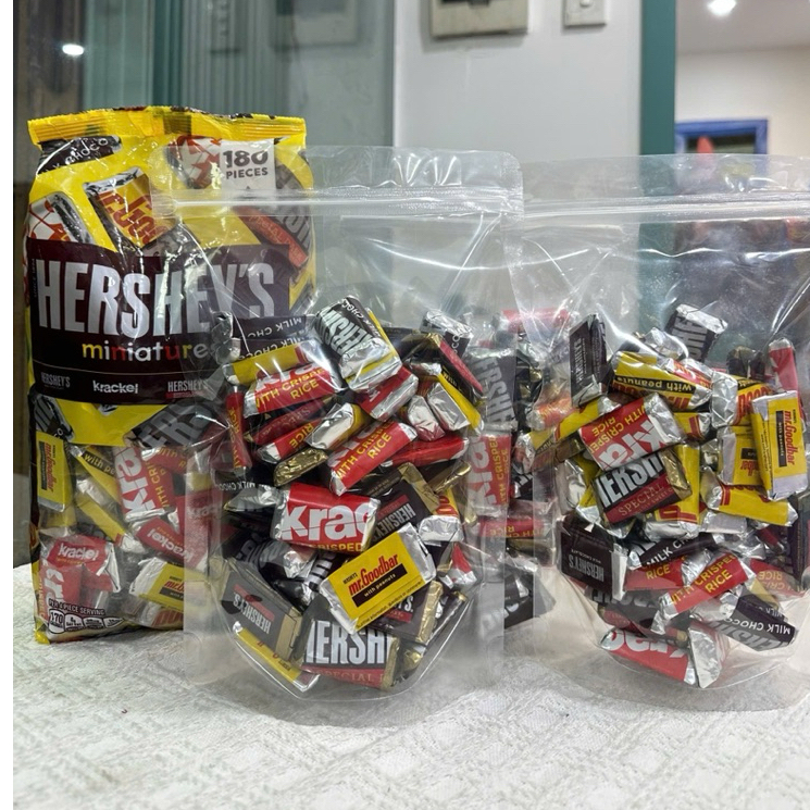 Kẹo Chocolate Hershey’s Miniatures Mix Mỹ Nhiều Vị