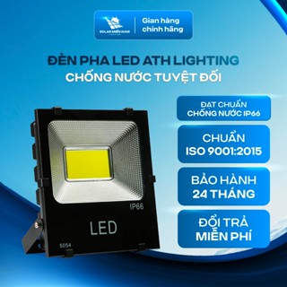 Đèn Pha LED Ngoài Trời Điện 220v SOLAR LIGHTING, Loại Pha Led Nguồn Rời Chiếu Sáng Sân Vườn, Nhà Xưởng Chống Nước IP66