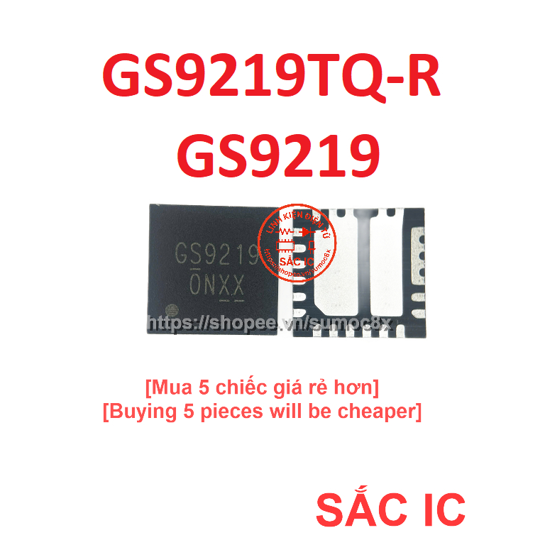 [G66] GS9219 GS9219TQ-R 9219 ic nguồn trên bo mạch - Mới nguyên bản - Original NEW