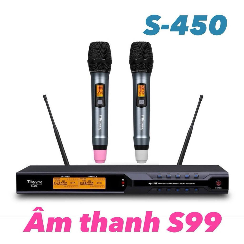 Micro Misoud-S450 cao cấp dùng cho dàn karaoke , dàn sân khấu