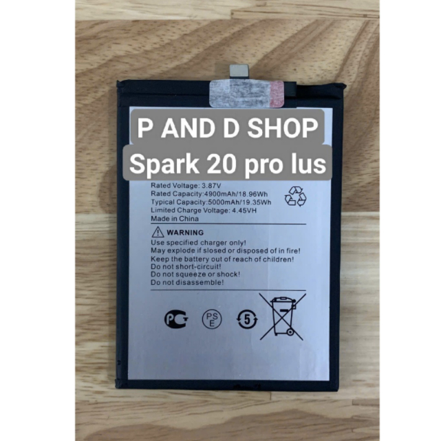 Pin thay thế tecno SPARK 20 PRO PLUS KJ7 Camon 20 Premier Ck9n Camon 20 Pro Camon 20 CK6 CK6n Camon 