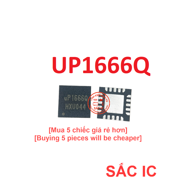 [U42] UP1666Q 1666 ic nguồn trên bo mạch - Mới nguyên bản - Original NEW