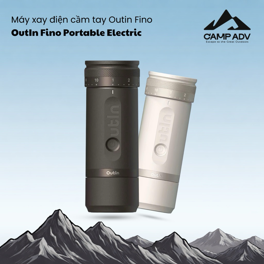 Cối xay điện OutIn Fino Portable Electric Espresso Coffee Grinder