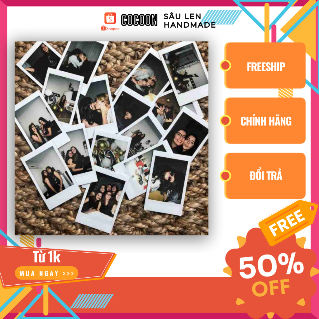 In Từ 5 Bức Ảnh Trở Lên Kích Thước 5x7cm - In Ảnh 1k Theo Yêu Cầu Sâu Len Handmade