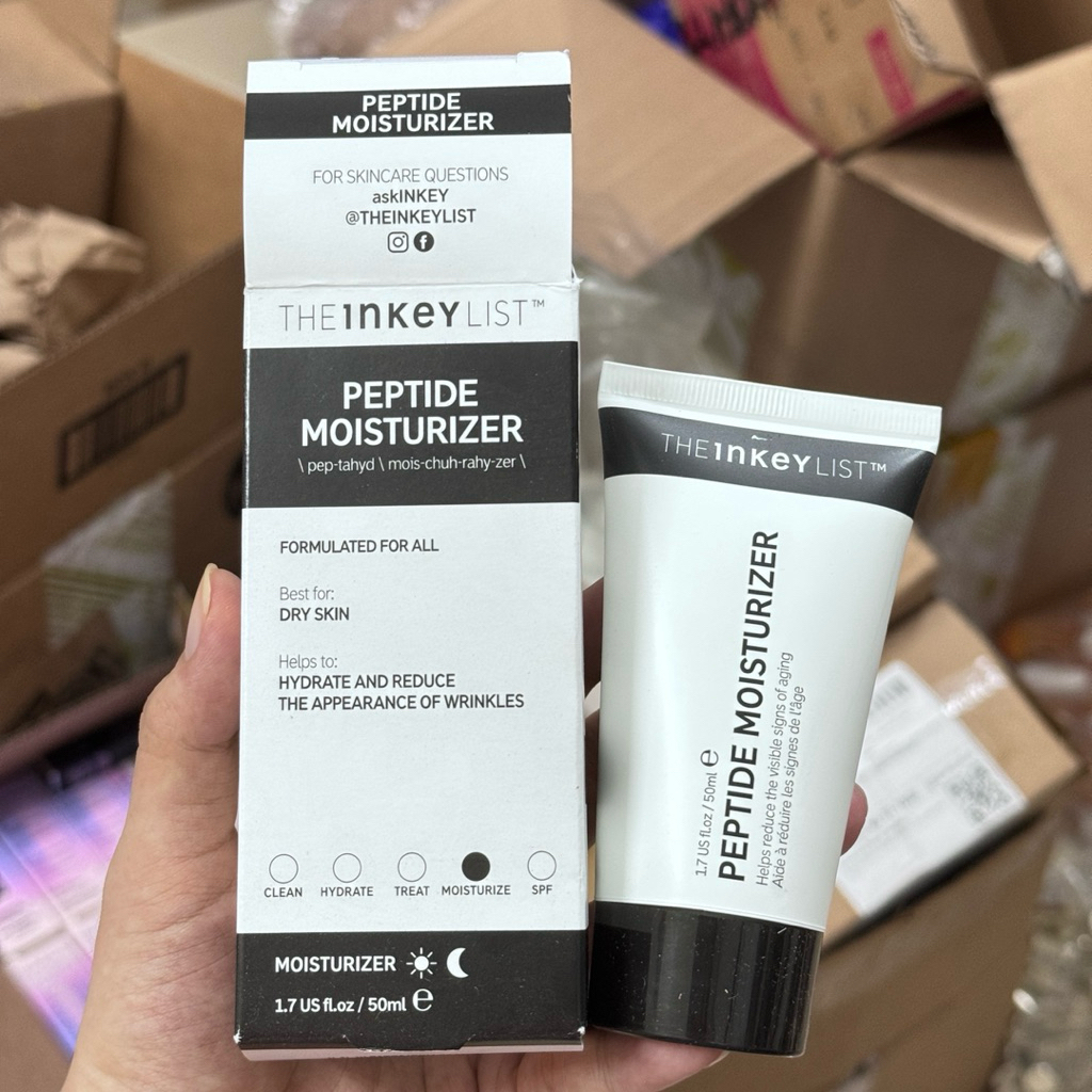 [Bill US] Kem dưỡng ẩm The Inkey List Peptide Moisturizer 50ml