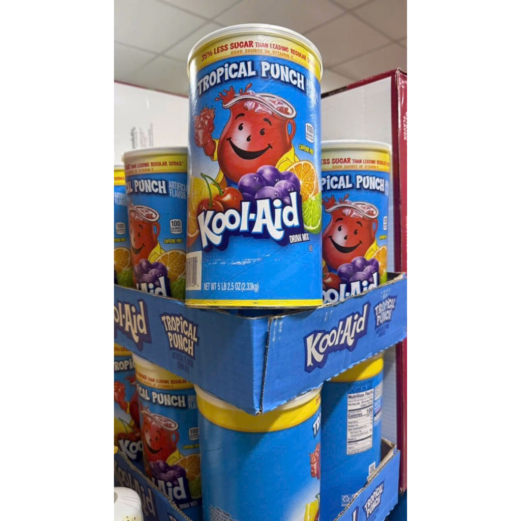 Bột pha nước trái cây Kool - Aid Drink Mix Tropical Punch 2.33kg