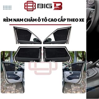 Bộ 4 Tấm Che Nắng Ô Tô Hít Nam Châm -LOẠI 1- Rèm Chắn Nắng Ô Tô Thiết Kế Theo Xe Chống tia UV tặng Bộ Đế Dính 3M BIG B