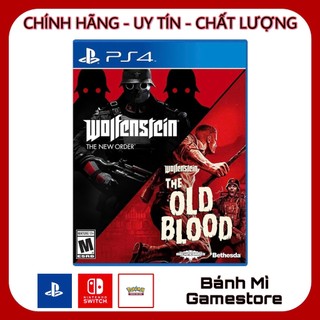 Đĩa game PS4: Wolfenstein The New Order & The Old Blood