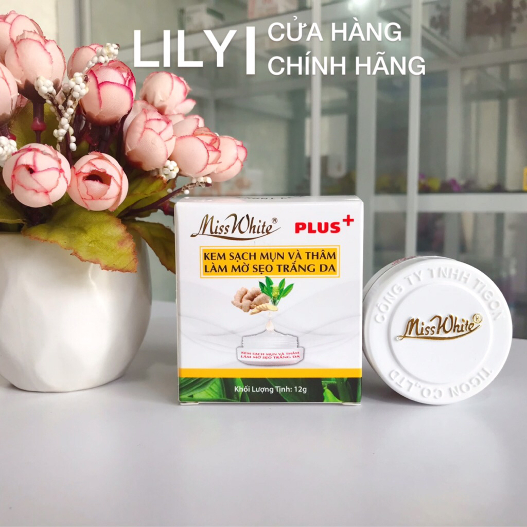 Kem Sạch Mụn và Thâm Miss White