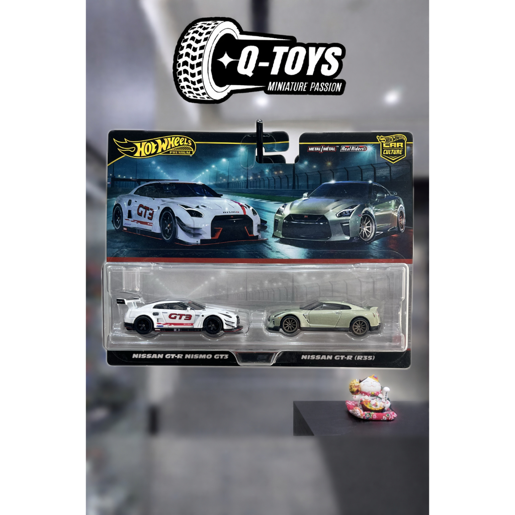 qtoys Xe mô hình Hot Wheels Pack 2 PREMIUM tỉ lệ 1:64