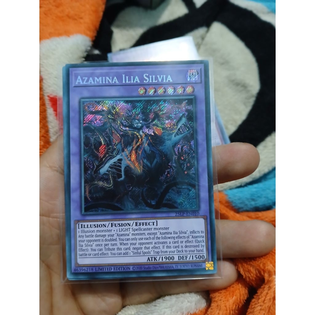 [Yugioh Biên Hòa Store] 1 lá thẻ bài Yugioh Azamina Ilia Silvia 25LP-EN010