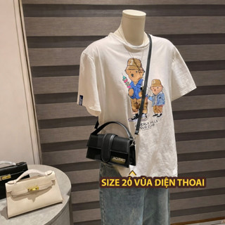 Túi đeo chéo túi cầm tay jac da bóng lì ảnh thật đủ màu vừa điện thoại thời trang hottrend - HT357