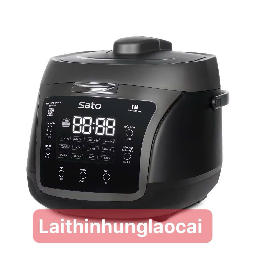 Nồi cơm điện cao tần SATO 18CT016-1,8 lít bảo hành chính hãng 24 tháng
