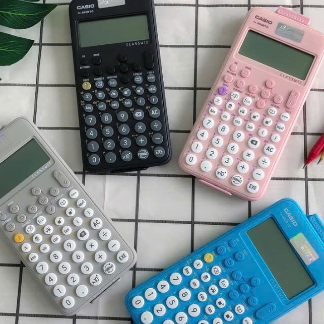 Máy Tính Casio FX 880 BTG  xanh, đen, hồng  Chính Hãng (vpp Thinhphat)