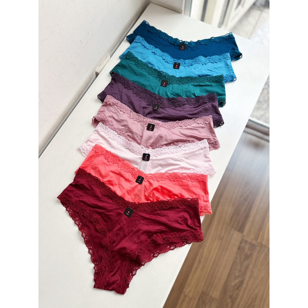 quần lót lasenza dáng cheeky thun lạnh phối ren rất đẹp