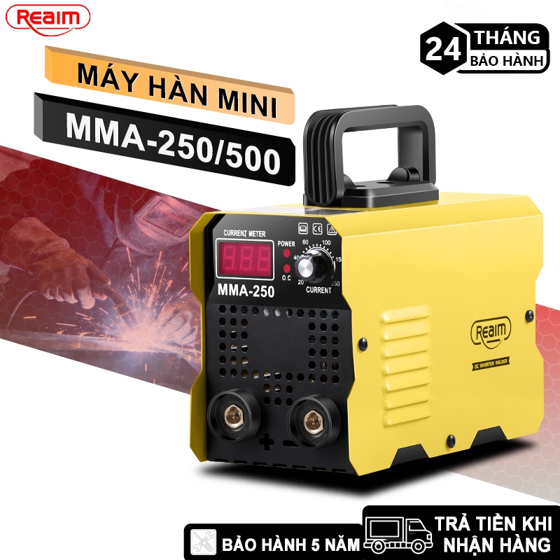 Máy hàn mini máy hàn que MMA250 Có thể hàn được thép không gỉ Ứng Dụng Trong Công Trình và Gia Đình