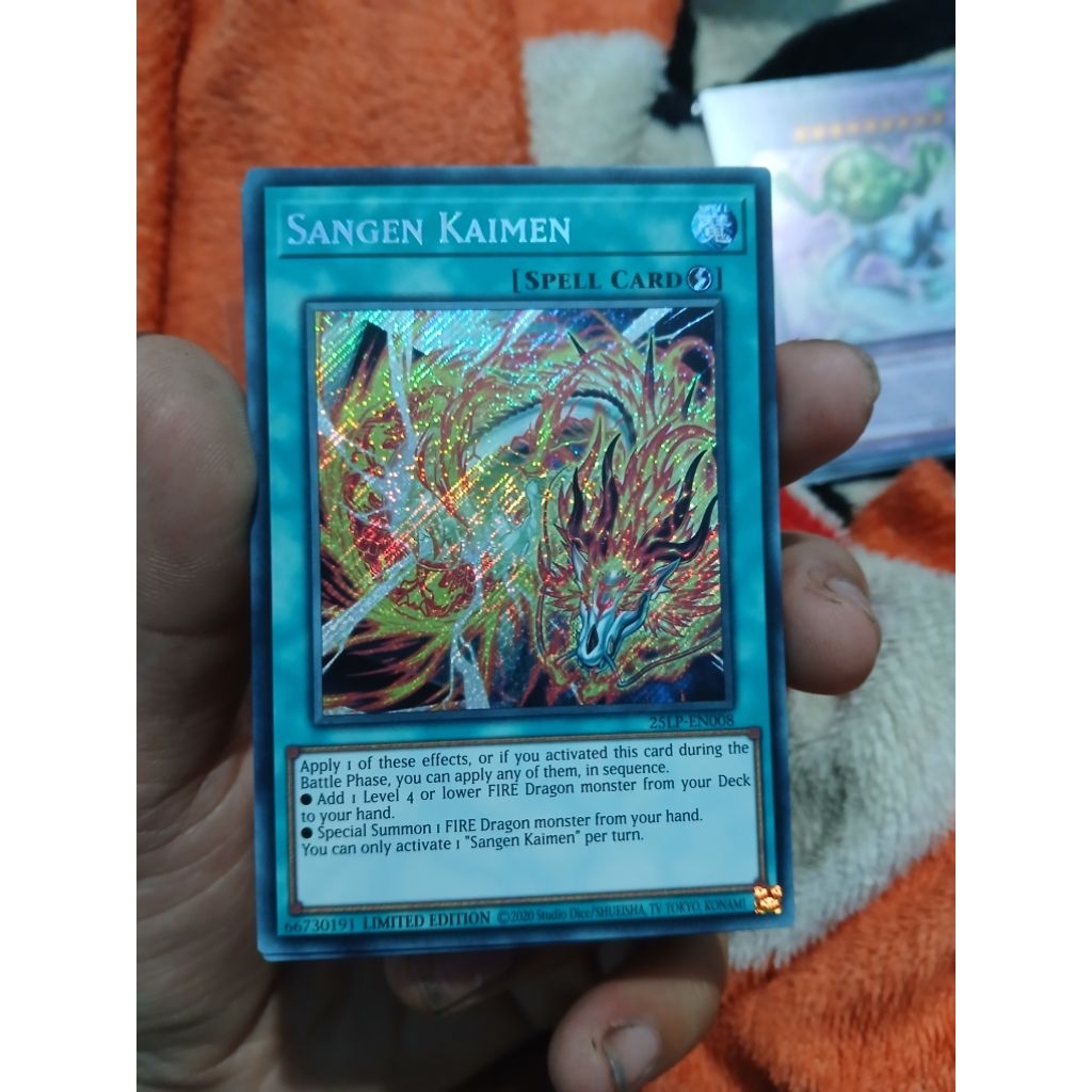 [Yugioh Biên Hòa Store] 1 lá thẻ bài Sangen Kaimen LP25-EN008
