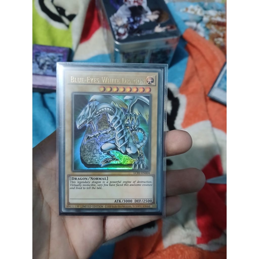 [Yugioh Biên Hòa Store] 1 lá thẻ bài Blue-Eyes White Dragon - LC01-EN004 - Ultra Rare