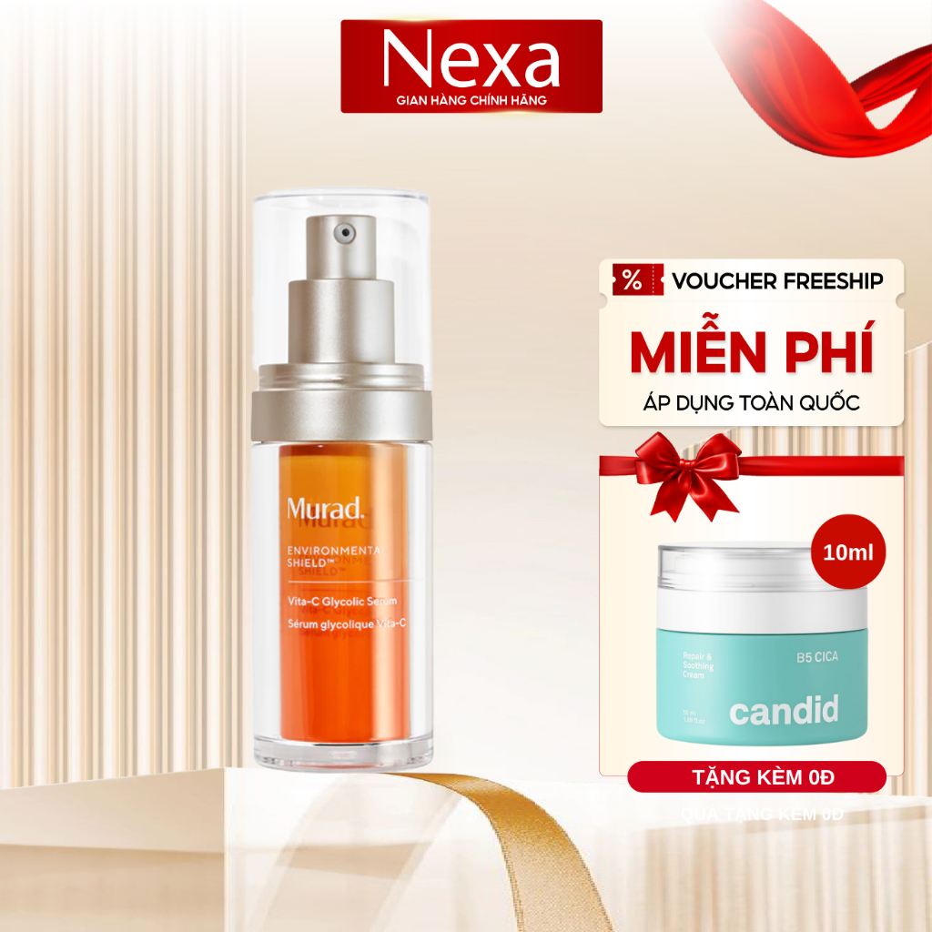Tinh Chất Vitamin C Giúp Trắng Sáng Da Murad Vita-C Glycolic Brightening Serum 30ml
