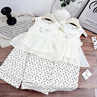 Set voan tơ bobo bubble bé gái
