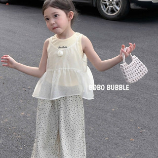 Set voan tơ bobo bubble bé gái