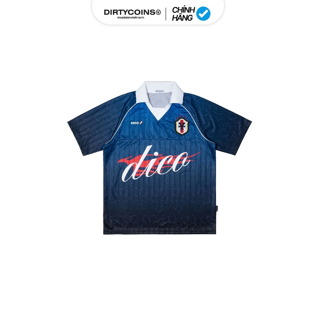 Áo thun Soccer Jersey DirtyCoins Dark Orca Blue