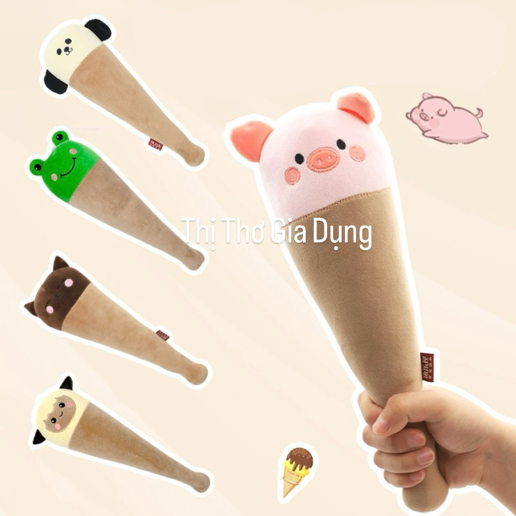Gậy Massage Bông Hình Heo Dễ Thương – Êm Mịn, Thư Giãn Tức Thì