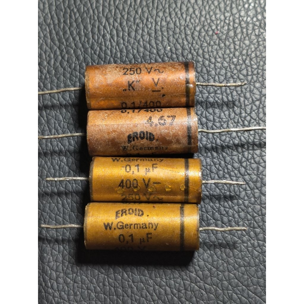 Tụ EROID Western Germany 0,1uF 400vdc for display decor