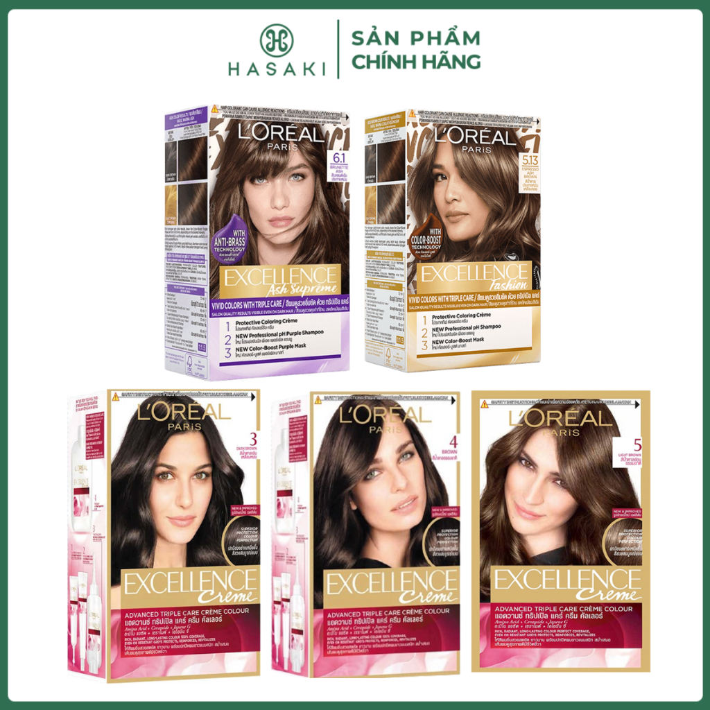 Thuốc Nhuộm Tóc L’Oreal  Excellence Creme Hasaki Sản Phẩm Chính Hãng